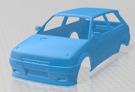 Citroen AX A 1-2 Printable Body Car 3D Print Model .c4d .max .obj .3ds .fbx .stl .blend 