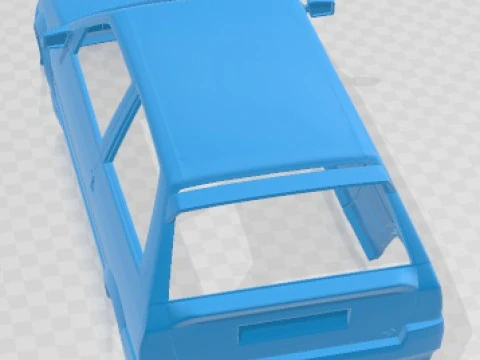Citroen AX A 1-2 Printable Body Car 3D Print Model
