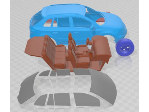 Renault Koleos 2012 Printable Car 3D Print Model