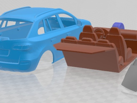 雷诺 Koleos 2012 可打印汽车 3D 打印模型