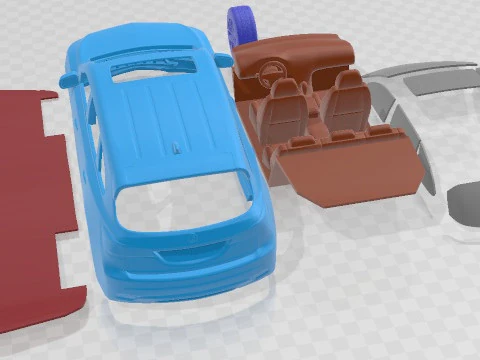 Acura MDX 2014 Printable Car 3D Print Model