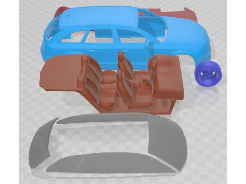 Audi A4 Avant 2013 Printable Car 3D Print Model