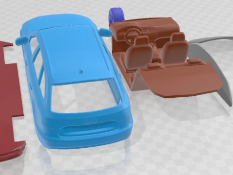 Audi A4 Avant 2013 Printable Car 3D Print Model