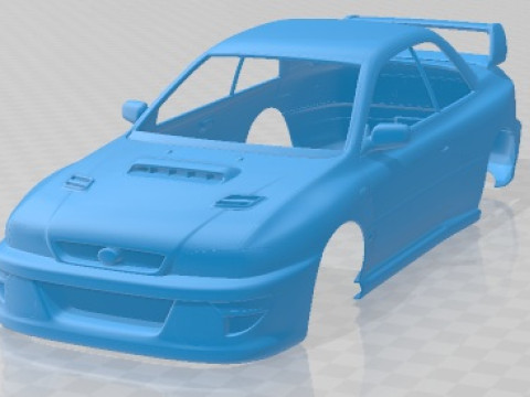 Subaru Impreza STI 22B 1993 года выпуска: кузов для печати 3D Принт Модель