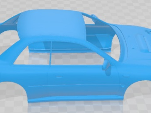Subaru Impreza STI 22B 1993 года выпуска: кузов для печати 3D Принт Модель