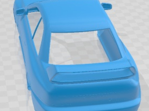 Subaru Impreza STI 22B 1993 года выпуска: кузов для печати 3D Принт Модель