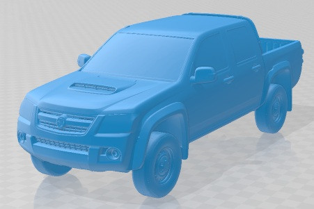 Holden Colorado CrewCab LX 2008 印刷可能な車 3Dプリントモデル .c4d .max .obj .3ds .fbx .stl .blend 