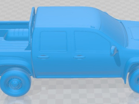 Holden Colorado CrewCab LX 2008 印刷可能な車 3Dプリントモデル