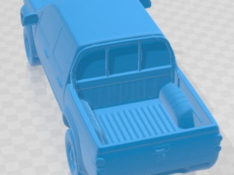 Holden Colorado CrewCab LX 2008 印刷可能な車 3Dプリントモデル