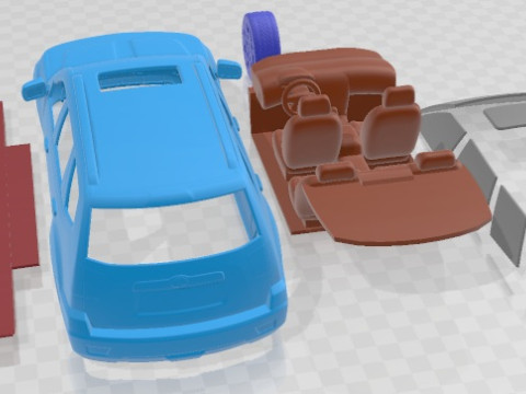 Coche Kia Borrego 2009 Imprimible Modelo de impresión 3D