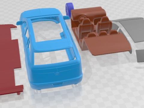 Coche imprimible Lincoln MKT 2012 Modelo de impresión 3D