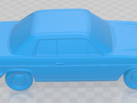 Автомобиль для печати Mercedes Benz W114 1968 года 3D Принт Модель