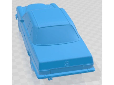 Mercedes Benz W114 1968 Printable Car 3D Print Model