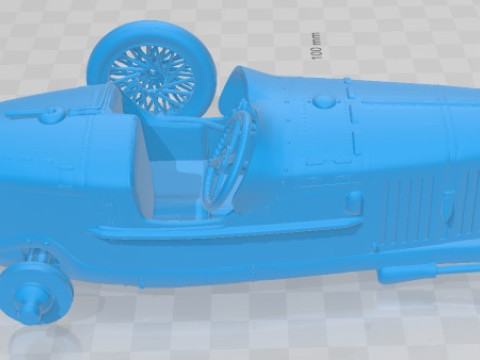 Fiat 805 405 1923 Yazdırılabilir Araba 3D Baskı Modeli