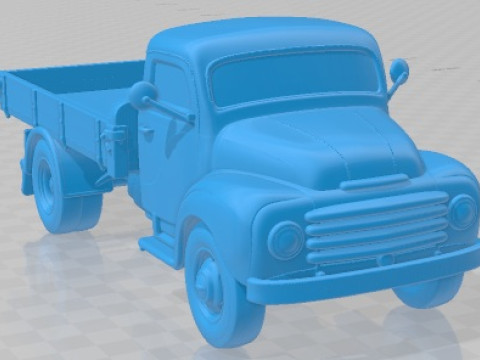 Volvo L340 1950 camion stampabile Modello di stampa 3D