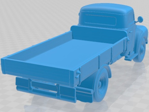 Volvo L340 1950 camion stampabile Modello di stampa 3D