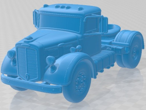Brockway 260XW 1952 Printable Truck 3D Print Model
