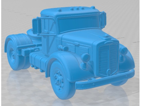 Camión imprimible Brockway 260XW 1952 Modelo de impresión 3D