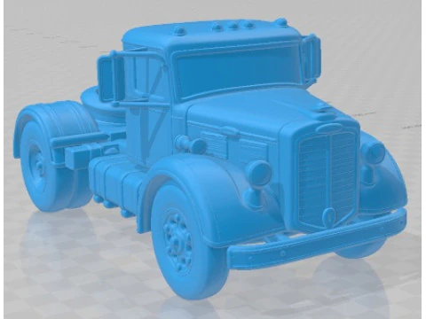 Brockway 260XW 1952 Printable Truck 3D Print Model