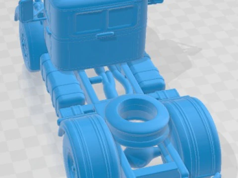 Brockway 260XW 1952 Printable Truck 3D Print Model