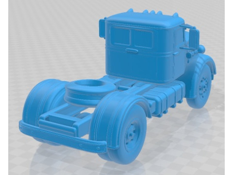 Camión imprimible Brockway 260XW 1952 Modelo de impresión 3D