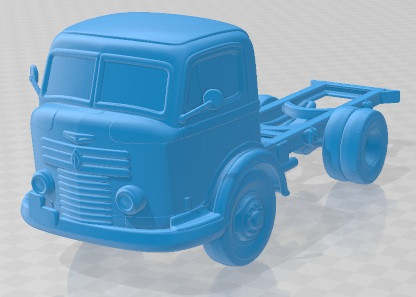 Распечатанный грузовик Commer R Series MK1 1949 года 3D Принт Модель .c4d .max .obj .3ds .fbx .stl .blend 