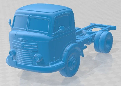 Cami&oacute;n imprimible Commer R Series MK1 1949 Modelo de impresión 3D .c4d .max .obj .3ds .fbx .stl .blend 
