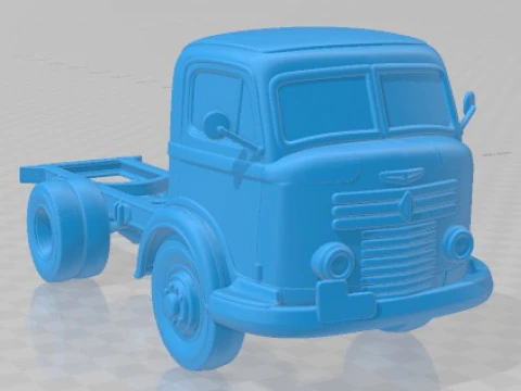 Cami&oacute;n imprimible Commer R Series MK1 1949 Modelo de impresión 3D