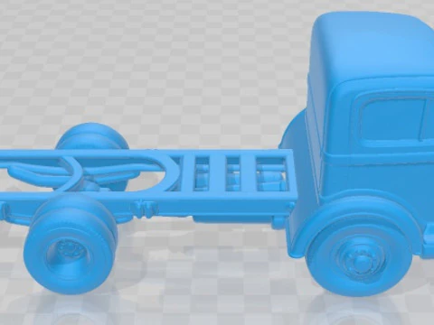 Cami&oacute;n imprimible Commer R Series MK1 1949 Modelo de impresión 3D