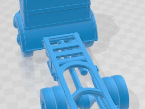 Cami&oacute;n imprimible Commer R Series MK1 1949 Modelo de impresión 3D