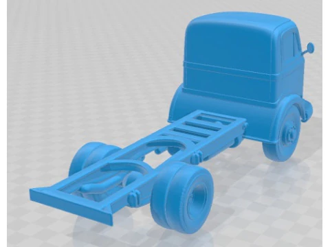 Cami&oacute;n imprimible Commer R Series MK1 1949 Modelo de impresión 3D