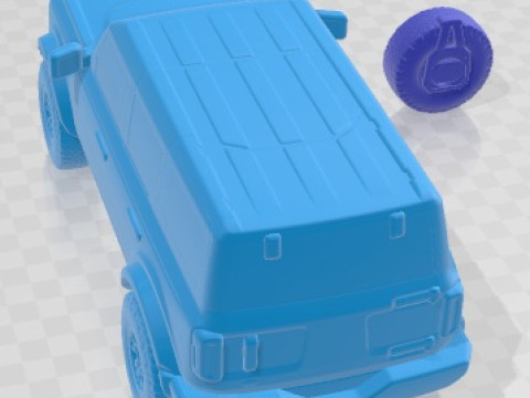 브롱코 2021 4 도어 인쇄용 자동차 3D 프린트 모델