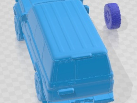 トヨタ ランドクルーザー 70 GXL 2024 印刷可能な車 3Dプリントモデル