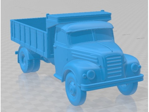 エブロ B 35 1961 印刷可能なトラック 3Dプリントモデル