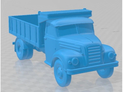 Ebro B 35 1961 Printable Truck 3D Print Model