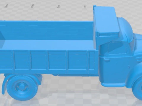 Ebro B 35 1961 Printable Truck 3D Print Model