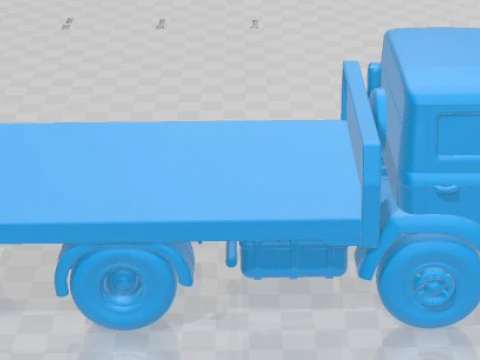Caminh&atilde;o imprim&iacute;vel s&eacute;rie D 1969 Modelo de Impressão 3D