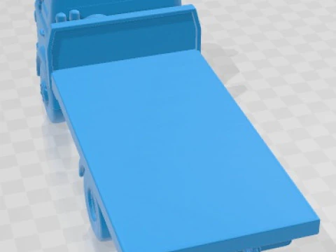 Caminh&atilde;o imprim&iacute;vel s&eacute;rie D 1969 Modelo de Impressão 3D