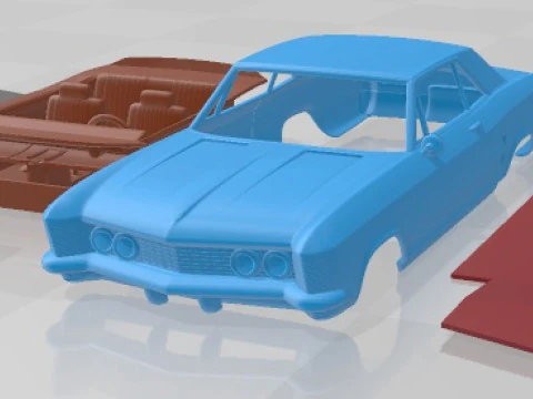 Mobil Cetak Buick Riviera 1962 Model Cetak 3D
