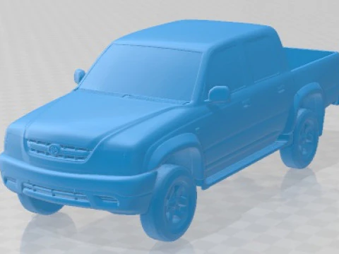 Toyota Hilux Double Cabine 2001 Voiture Imprimable Modèles 3D en vedette