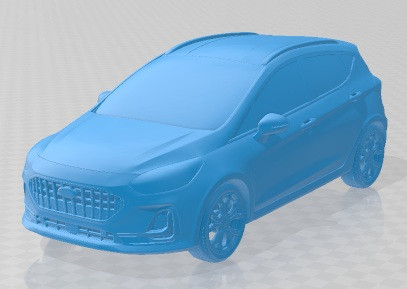 Samochód do wydrukowania Fiesta Active 2022 Model do druku 3D .c4d .max .obj .3ds .fbx .stl .blend 