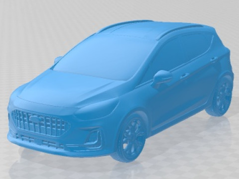 Fiesta Active 2022 druckbares Auto 3D Druckmodell