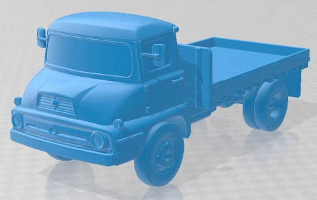 Thames Trader 55 1957 Printable Truck 3D Print Model .c4d .max .obj .3ds .fbx .stl .blend 