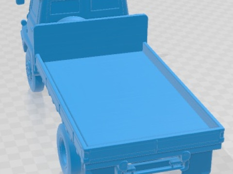 टेम्स ट्रेडर 55 1957 मुद्रण योग्य ट्रक 3D प्रिंट मॉडल