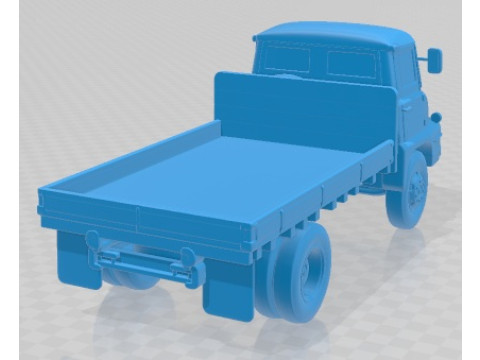 टेम्स ट्रेडर 55 1957 मुद्रण योग्य ट्रक 3D प्रिंट मॉडल