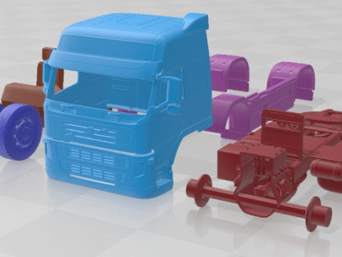 Volvo FM 12 2011 Printable Truck 3D Print Model