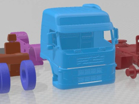 Volvo FM 12 2011 Printable Truck 3D Print Model