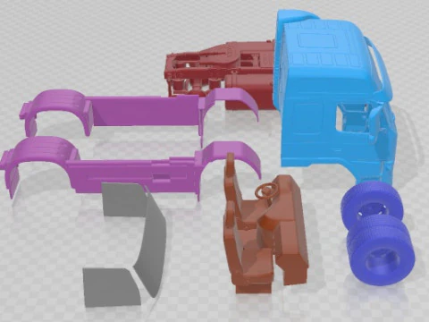 Volvo FM 12 2011 Printable Truck 3D Print Model