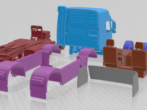 Volvo FM 12 2011 Printable Truck 3D Print Model