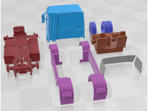 Volvo FM 12 2011 Printable Truck 3D Print Model